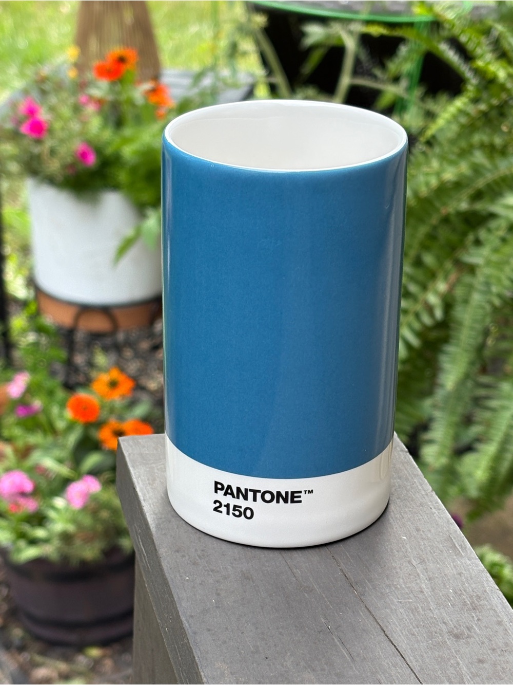 Pantone Color Cup Pantone 2150 Blue Designer Coffee Mug Copenhagen Design